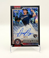 Andrew Alvarez Chrome 2026 Black /10 Auto