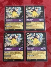 4x Lorcana Wilds Unknown - Snow White - Merry as the Morning - Legendary 37/204