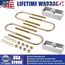 Universal 1 Drop With U-bolts Hardware Leaf Spring Lowering Block Kit