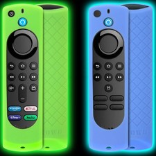 [2 Pack] Pinowu Remote Cover (Glowing in the Dark) Compatible with Fire TV Stic