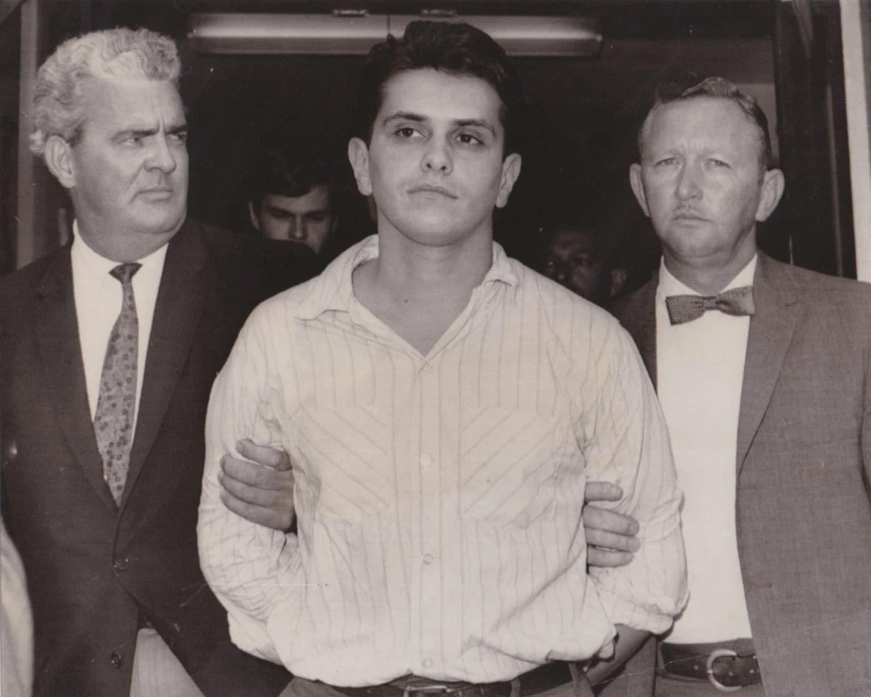 1967 Press Photo Police Arrest John Palter for Murder of George Lincoln Rockwell - 画像1/2