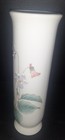 Otagiri Japan Bud Vase Porcelain Violet Raised 3D Design Vintage Signed — photo 3