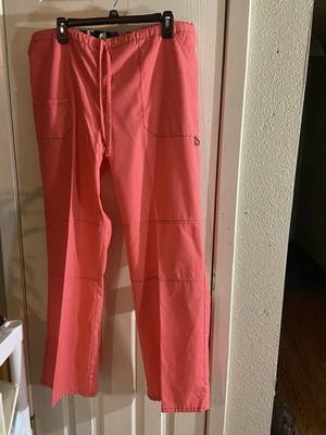 SCRUBSTAR Women s XL Peach Straight Leg Stretch Waist Scrub Pants