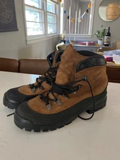 danner combat hiker mens size 9.5 shoes brown leather wateproof combat boots