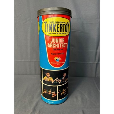 Vintage The Original TinkerToy Junior Architect Set No. 5136 (READ)
