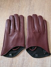Lamm NAPPA Lederhandschuh Fetisch GAY Leder Cop Gloves Bluf Handschuh maroon XL