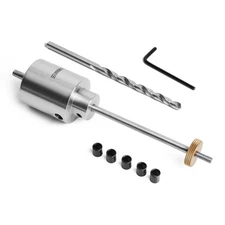 Pen Mandrel with 1"x8TPI Thread Adaptor for Wood Lathe Woodturning Kits