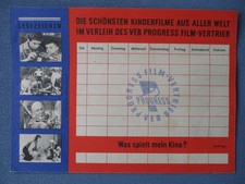 DDR Kino f&uuml;r Kinder Schul Stundenplan