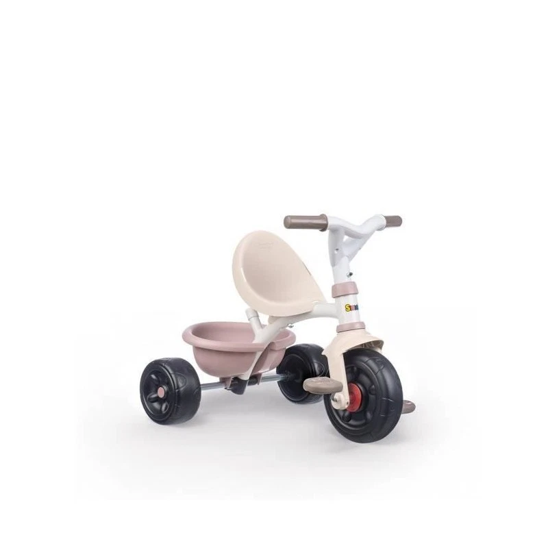 SMOBY Tricycle enfant évolutif Be Fun - Structure métal - Rose - Photo 3/4