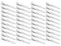 Haarspangen 40 StüCk Silber Haarklemmen Metall Clips Friseur Damen MäDchen