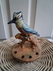 Weller Pottery Kingfisher Flower Frog