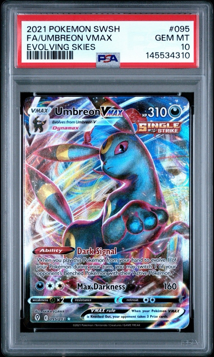 ク*ド様 2021 ポケモンカード Umbreon VMAX PSA 10 ブラ PSA 10 Umbreon VMAX CSR 245/184 S8b VMAX Climax - Pokemon Card
