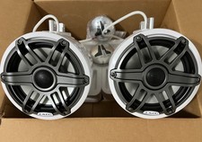 JL Audio M6 7.7" Enclosed Wake Tower Speakers Sport Grilles Pair w/o clamps