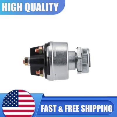 Universal Ignition Key Starter Switch w/ 2 Keys For Car Tractor Trailer 12V-24V