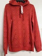 NEW Puma Red Fire Men's Logomania All Over Printed Hoodie Size S Small NWT 60