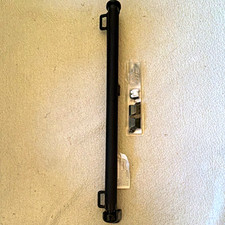 Babelio Retractable Baby Safety Gate Black Easy Install Mesh, BUE567H