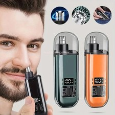 Electric Nose Ear Hair Trimmer Men USB Rechargeable Portable Mini Grooming Kit