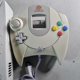 Sega Dreamcast Console HKT-3020 BUNDLE + Controller & Cables - TESTED WORKS