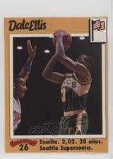 1989 Hobby Press Gigantes del Basket Mundial Stickers Dale Ellis #26 1r6r