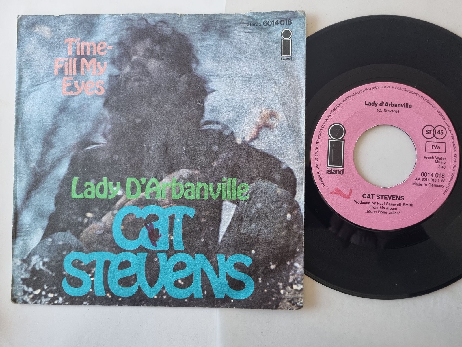 Cat Stevens - Lady D'Arbanville 7'' Vinyl Germany
