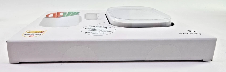 Perch by Honey-Can-Do Mini Wally Metal Wall Mount Organizer 2-Pack Dorm Office - Image 4 of 4