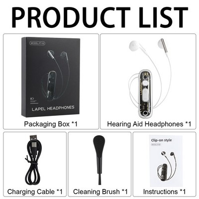 Pair Rechargeable Digital Invisible Hearing Aids Sound Voice Amplifier Mini ITE