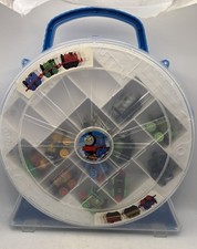 Thomas Friends Minis Collectors Playwheel Storage Case Lot 11 Trains Toy Fisher