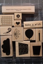 Stampin' up Big bold birthday. Retired stamp set, missing one stamp