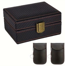  Box For Car Keys & 2 Pack  Pouch Keyless Signal Blocking RFID New