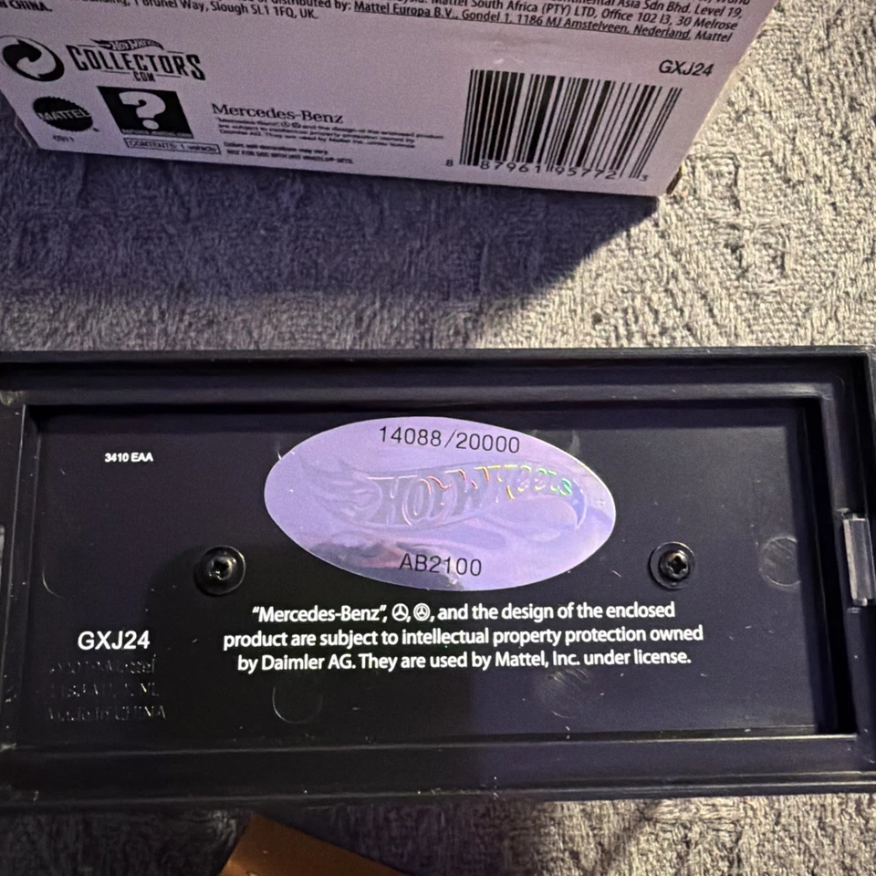 Mercedes-Benz 300 SL plateado cromo #14088/20000 Hot Wheels RLC Red Line Club ’55 Foto 2 de 2