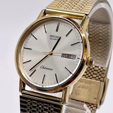 Orologio Seiko Chronos Autentico Uomo Orologio Data Edizione Acciaio Inox