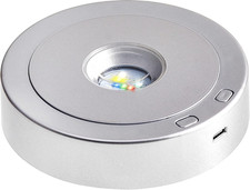 Rotating LED Display Base Colorful Light Crystal Display Base Stand,Suitable for