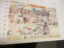 newspaper ad 1937 RALSTON cereal box premium Tom Mix cowboy make up disguise