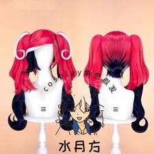 Hazbin Hotel Velvette VELcos Women Cosplay Costume Party Hair Anime Wig Wigs