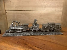 Train Christmas Santa Lenox Stieff Pewter SMITHSONIAN HOLIDAY EXPRESS TRAIN