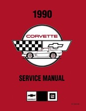 1990 Chevrolet Corvette Factory Shop Service Manual 1990 Chevrolet Corvette Factory Shop Service Manual