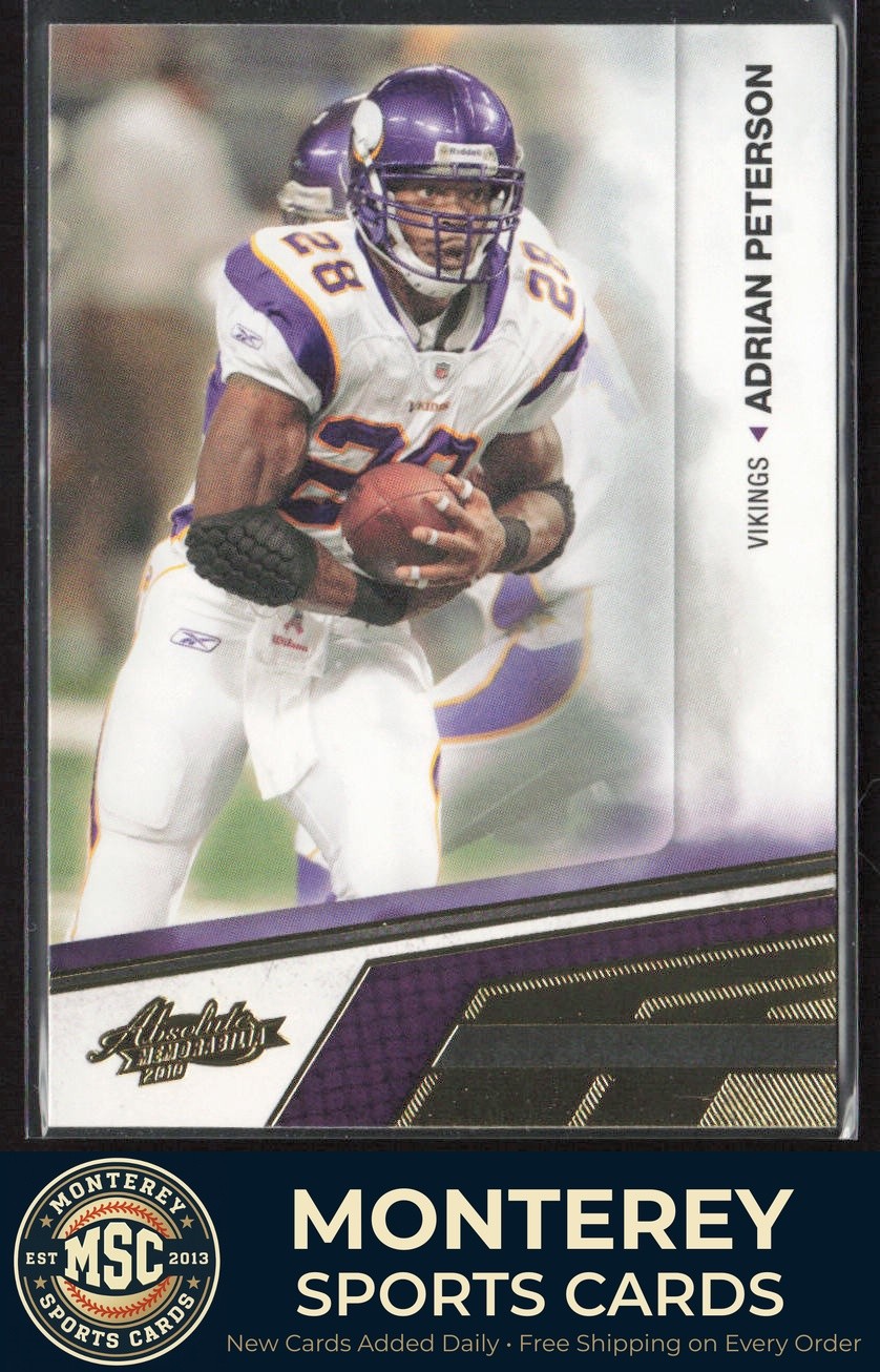 Adrian Peterson 2010 Panini Absolute Memorabilia Retail #54 Minnesota Vikings