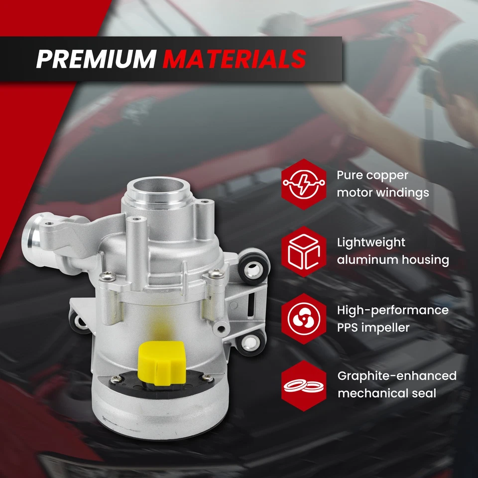 Engine Water Pump for 2018-2023 Mercedes-Benz C300 E350 GLC300 GLE350 AMG 2.0L - Image 3 of 4