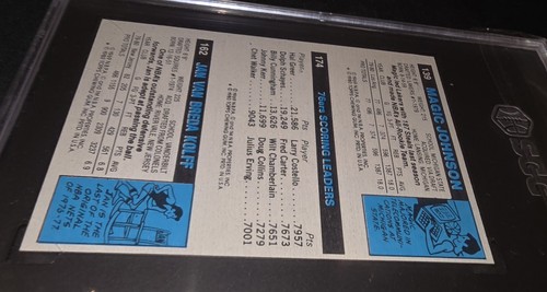 1980-81 Topps - Magic Johnson RC, Julius Erving, Jan Van Breda Kolff SGC 7 - Imagen 13 de 15