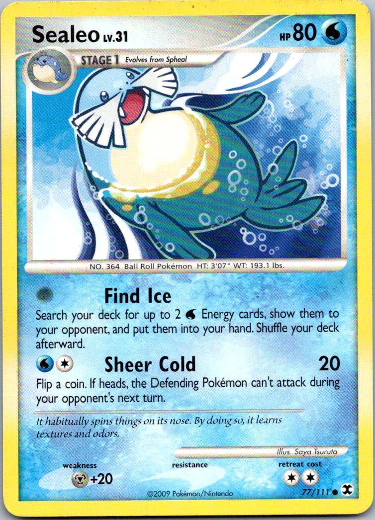 Sealeo 77/111 Common Rising Rivals Pokemon Heavily Played