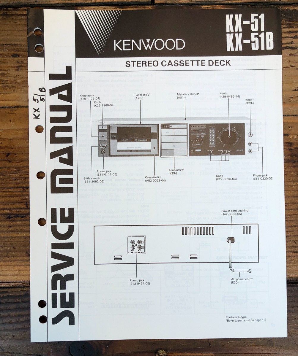 Kenwood kx-51 vintage audio equipment - eBay listing photo 1
