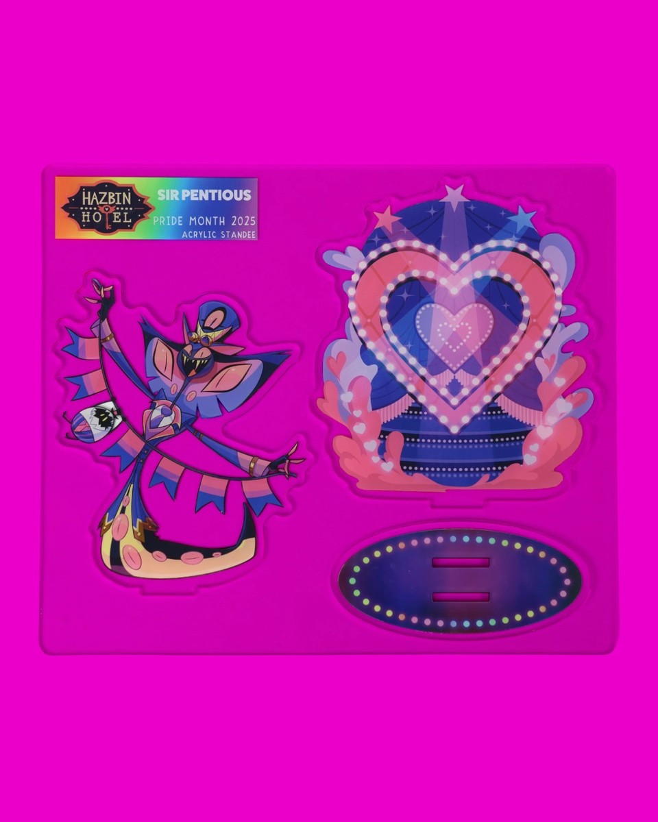 Hazbin Hotel Pride 2025 Sir Pentious Acrylic Standee | eBay
