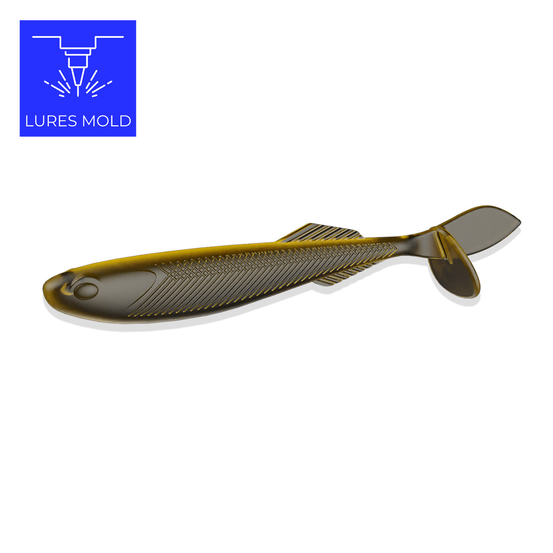 Bait DIY Fishing Mold Soft Plastisol Swimbait K059 6inch - Image 3