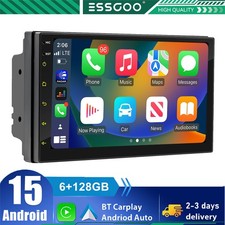 Apple Carplay Android 15 7" autoradio unità principale navigatore GPS 6+128G 4G WIFI