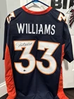 Javonte Williams Denver Broncos #33 Signed Football Jersey BAS Authenticated