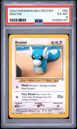 Dratini (Unlimited) graded PSA 6 for sale on eBay