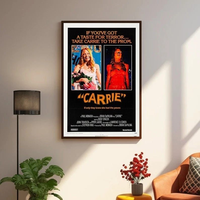 Carrie (1976) Movie Poster Vintage Print