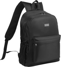 17-Inch Backpack for Adult, Durable Lightweight Bookbag for Boys Girls, Daypac