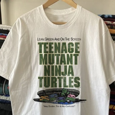 90s Teenage Mutant Ninja Turtles Movie Promo T-Shirt White XXL
