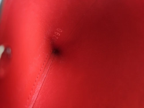 LOUIS VUITTON SMALL ESCALE POCHETTE KIRIGAMI RED/PINK POUCH ROUGE MONOGRAM - Picture 8 of 10
